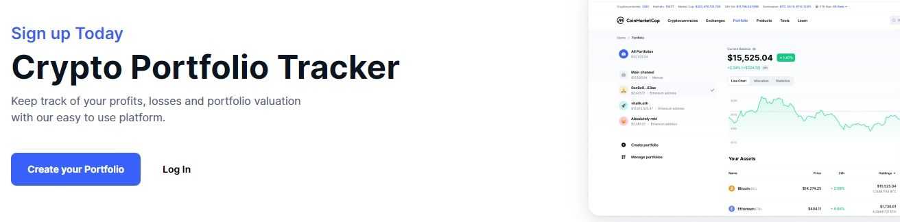 10 Best Portfolio Trackers, Coinmarketcap.jpg