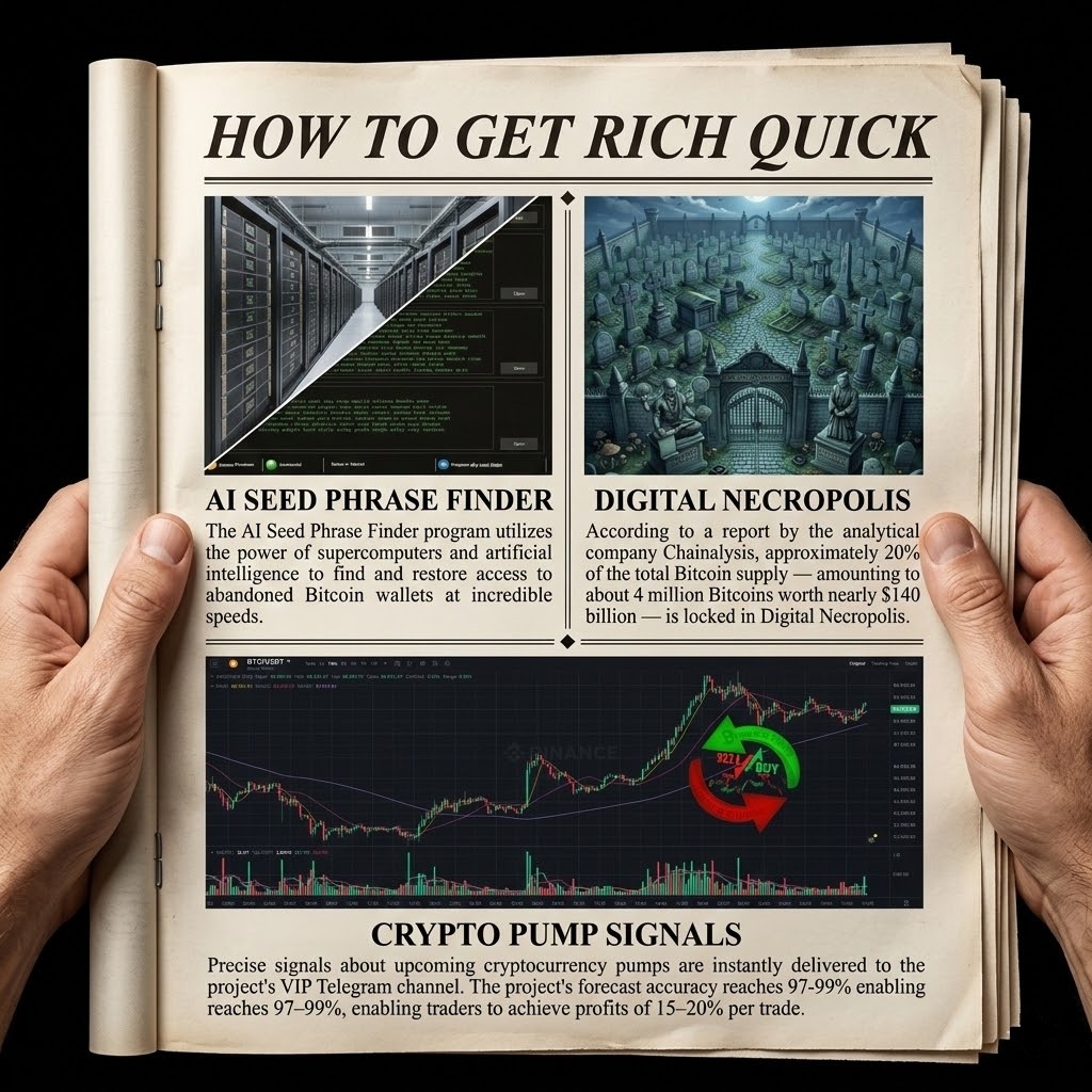 HOW TO GET RICH QUICK