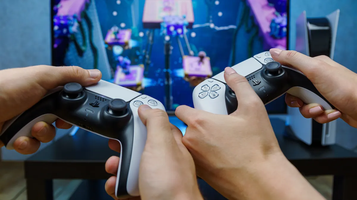 Sony's PlayStation 5 in action. Image: Shutterstock