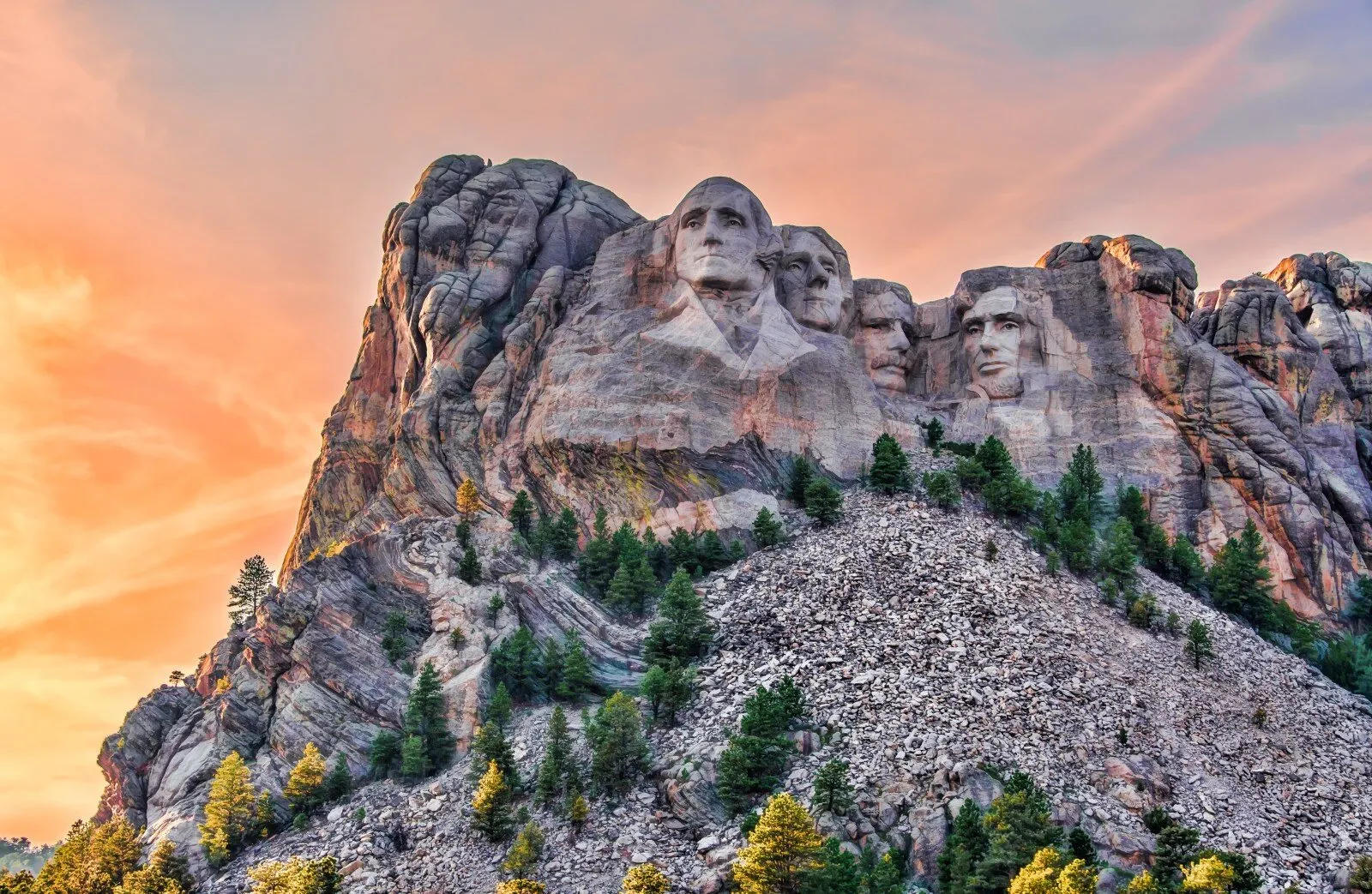 Mount Rushmore National Memorial, Black Hills region of South Dakota. Image: Shutterstock.