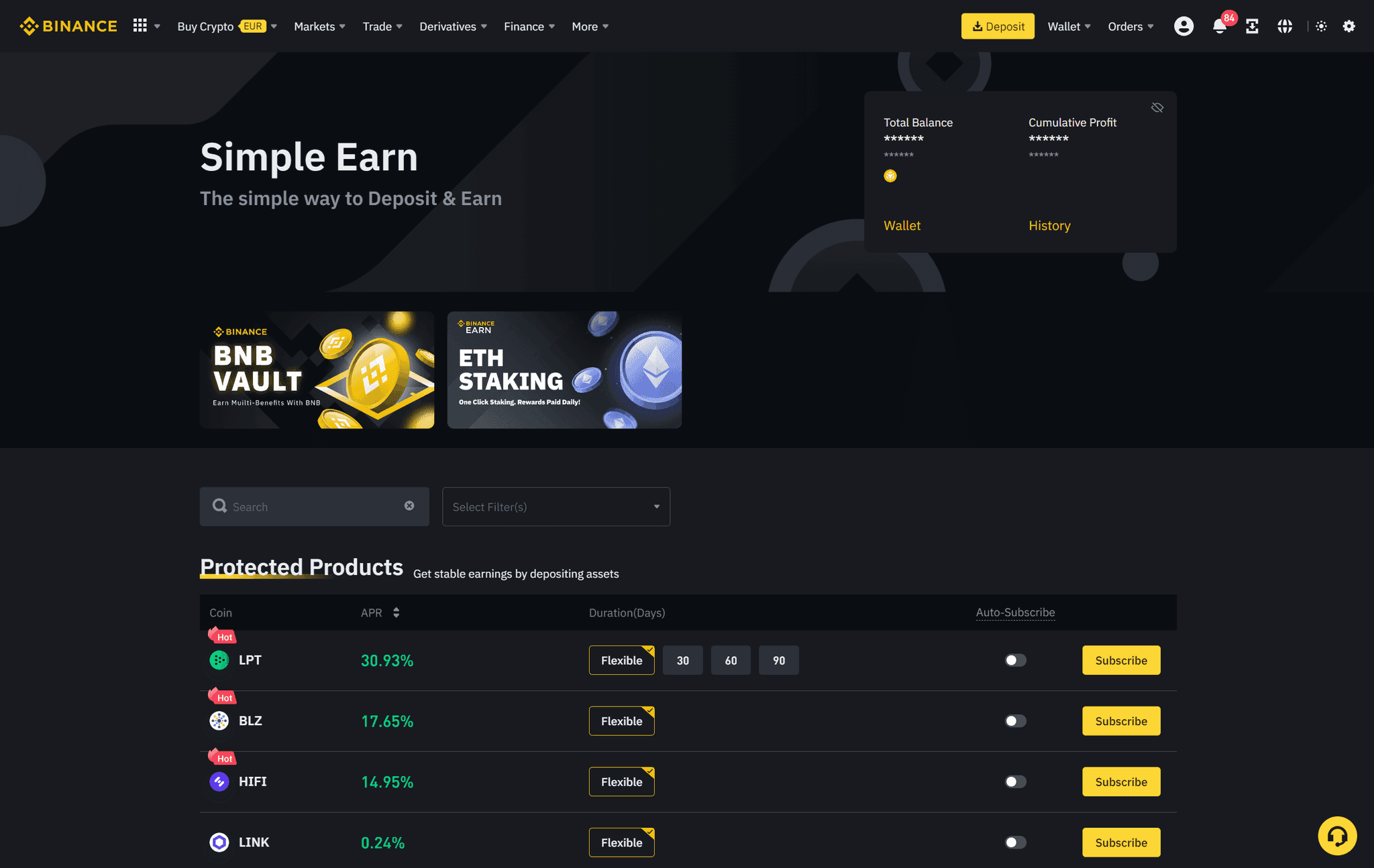 Binance Earn Review