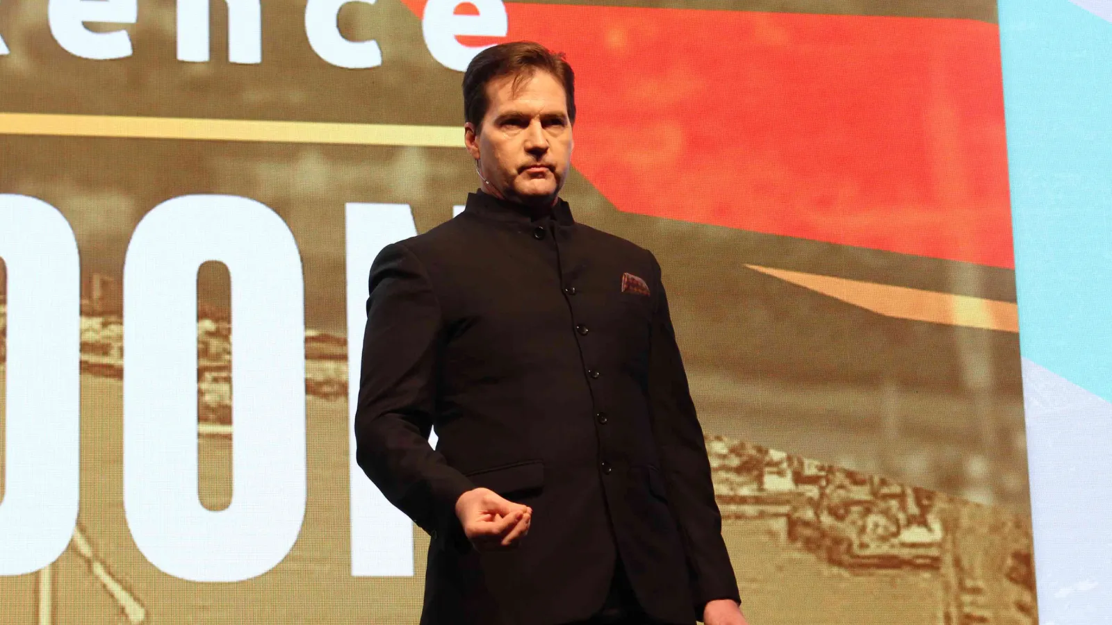 Craig Wright speaking at Coingeek 2020. Image: Decrypt.