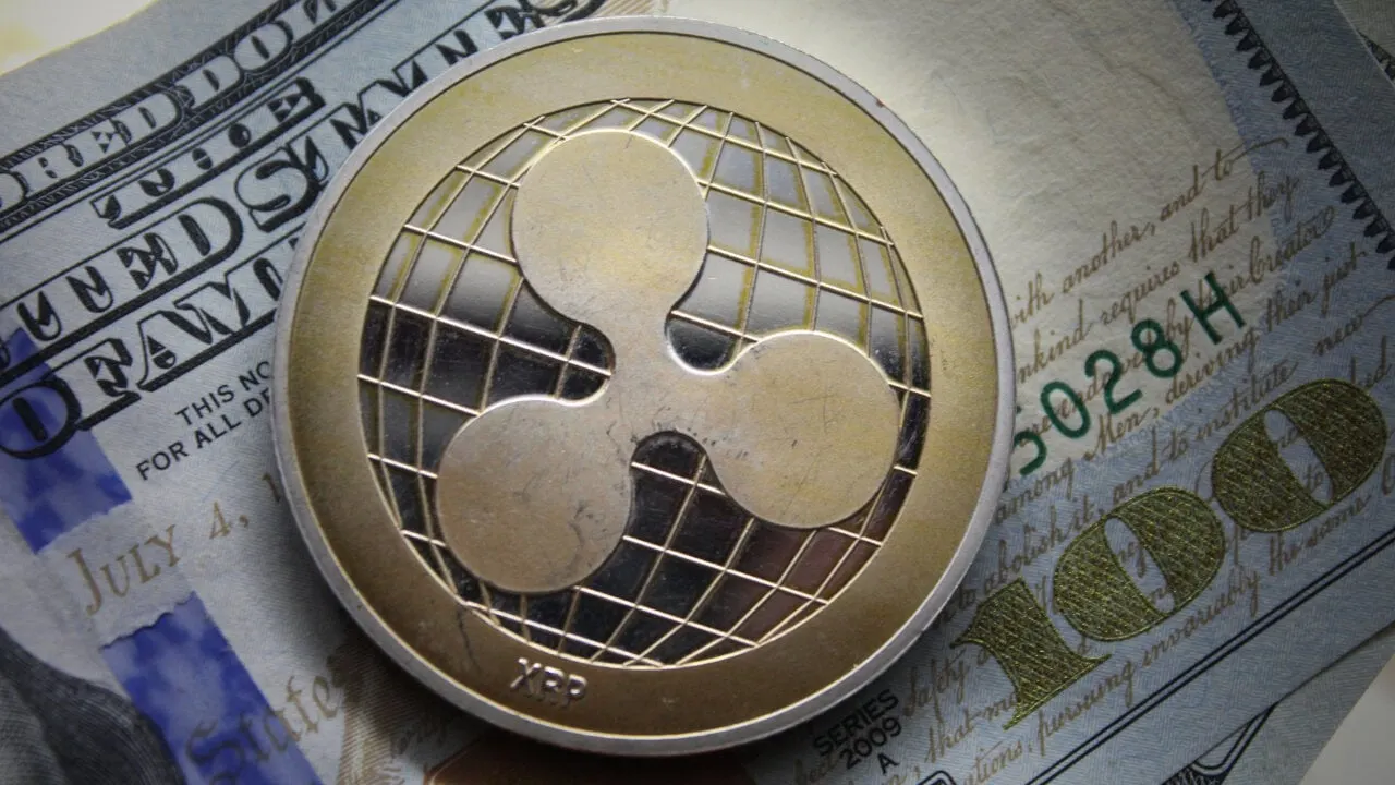 An XRP coin. Image: Shutterstock