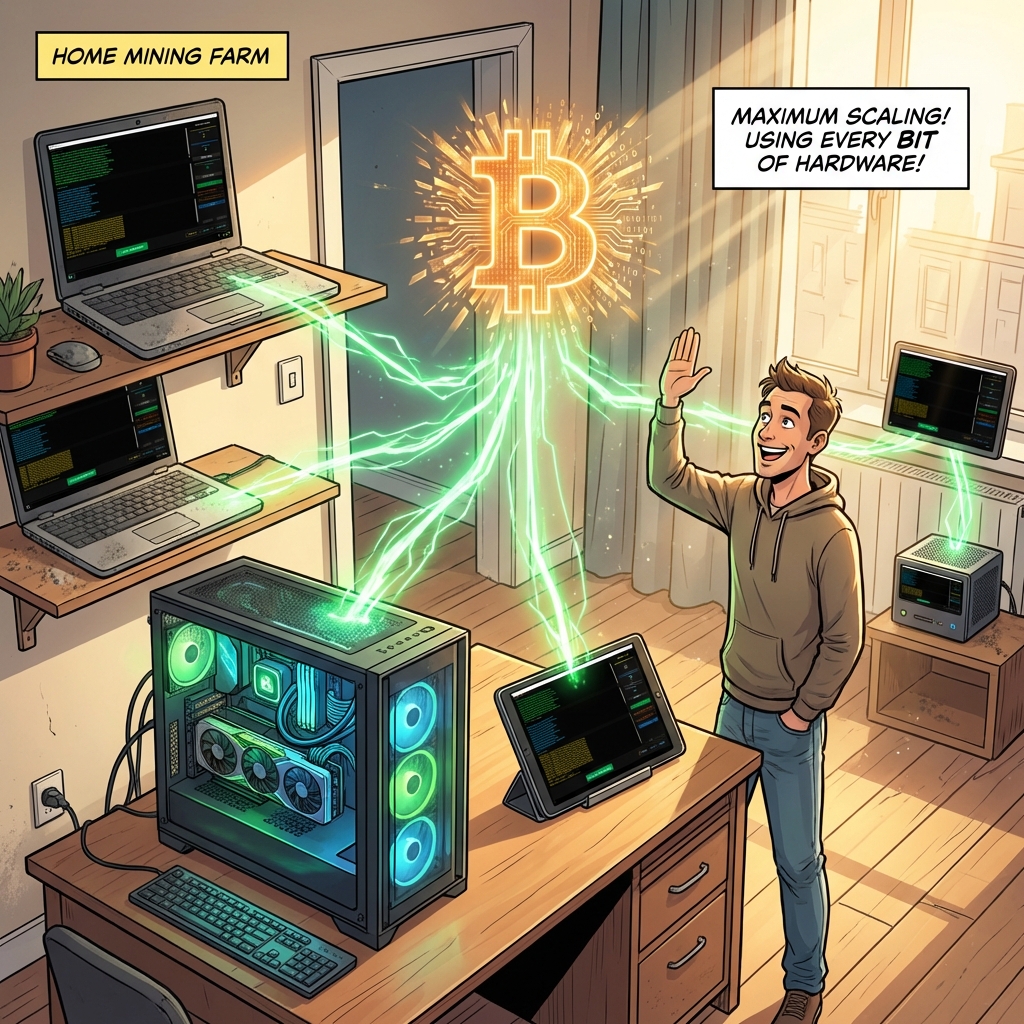 Distributed Search Network: Home Farm Concept Distributed Network of BitResurrector Hunters Concept Art