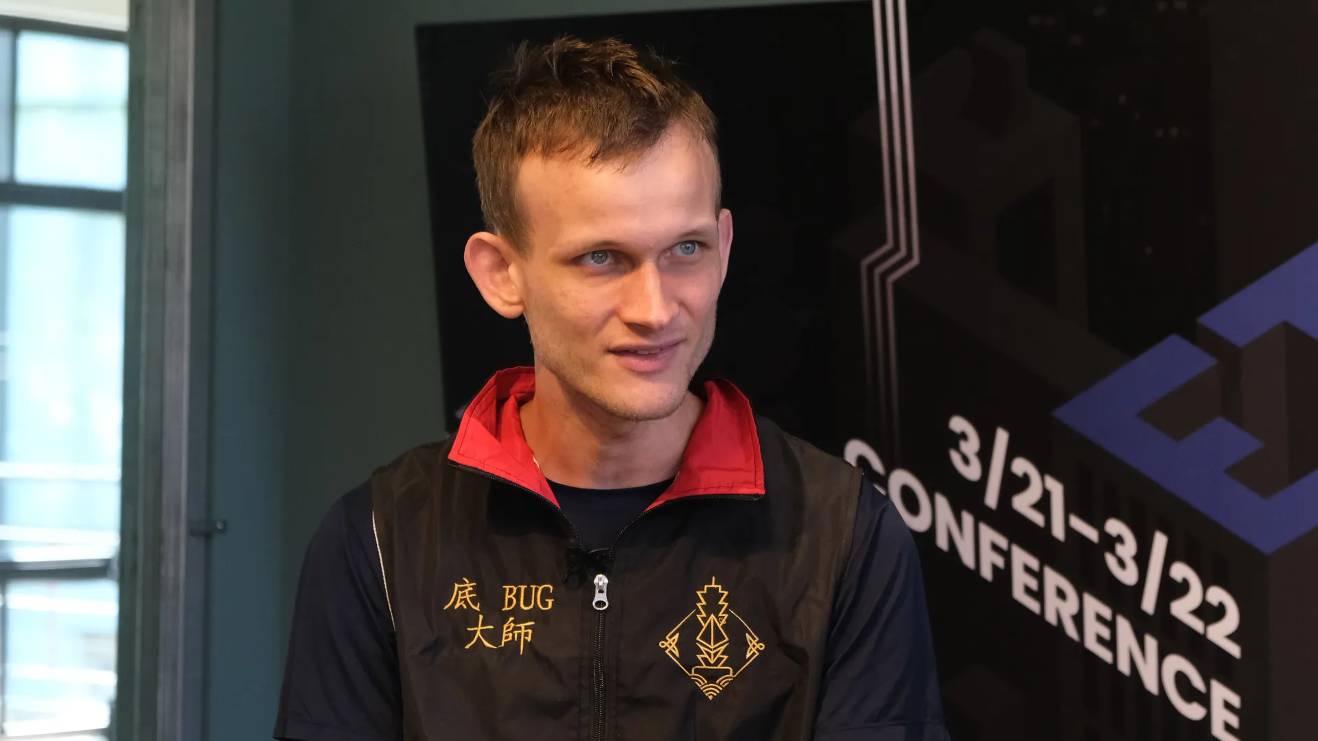 Vitalik Buterin at ETH Taipei 2024. Photo: Rug Radio/Decrypt