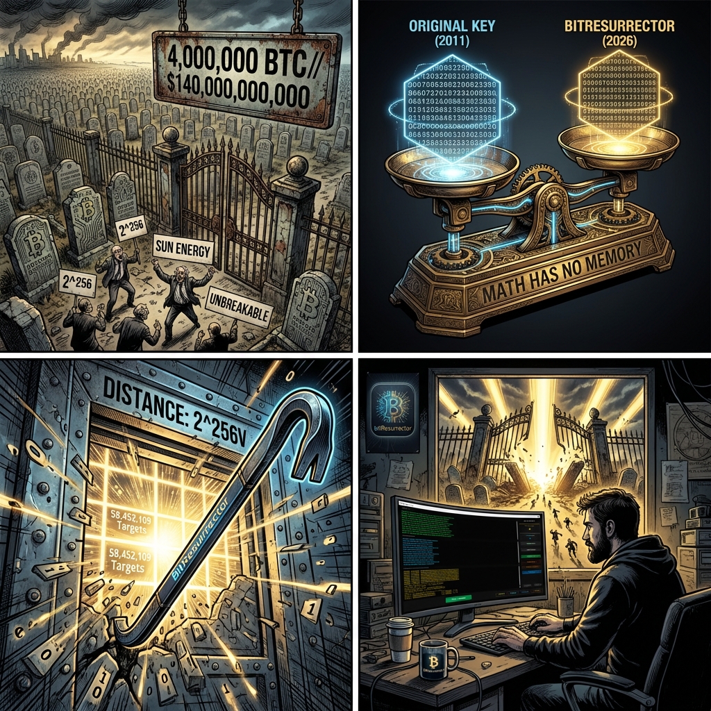 Bitcoin Private Key Search Space - Address Space Mathematics Visualization Bitcoin Private Key Search Space - Address Space Mathematics Visualization